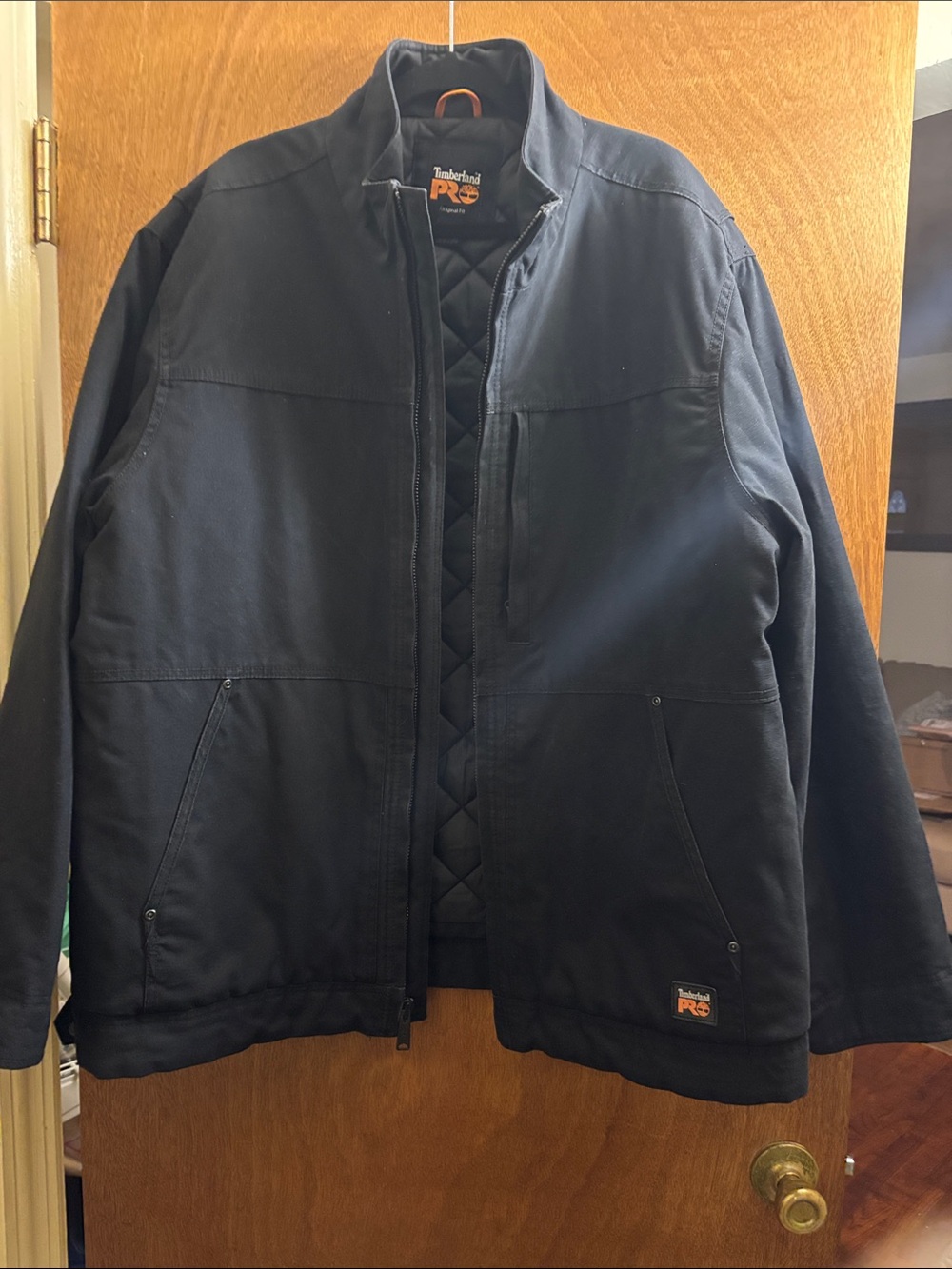 Timberland PRO Men's Navy Work Jacket with Quilted Liner